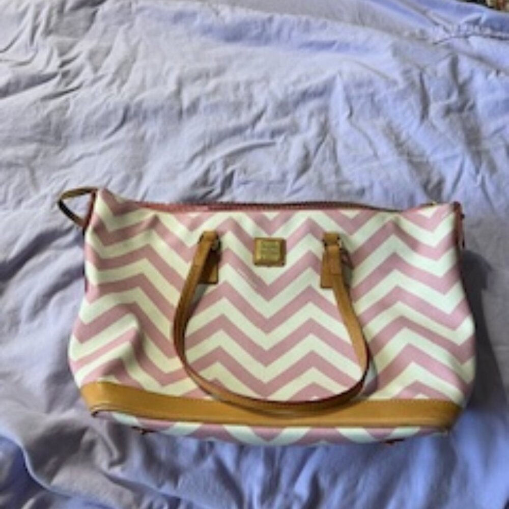 Dooney & Bourke (Pink Chevron)